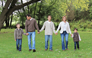 The Lamberts—Patti Jo, Bob, and Jason 14,Nathan 10, Ryan 6