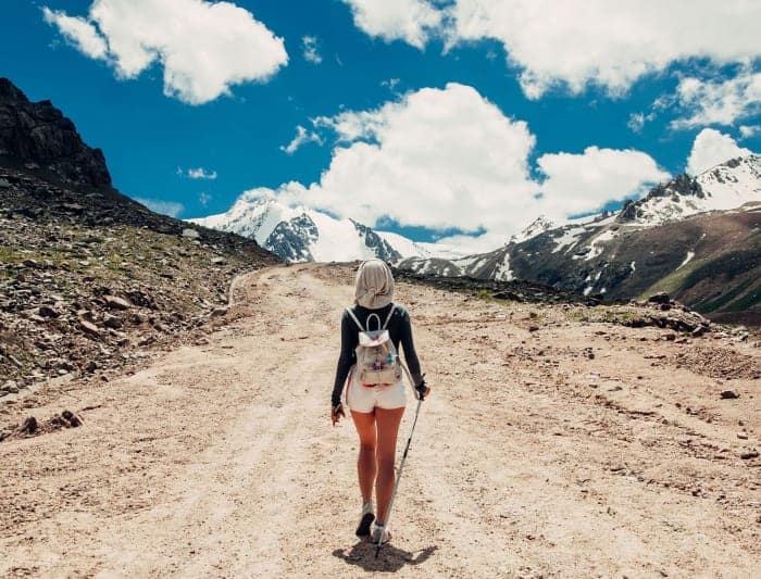 Girl Hiking